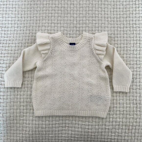 Old Navy Cream Knit Sweater - Picture 1 of 6